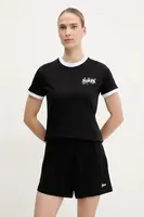 Bavlněné tričko Guess FRESIA černá barva, V5GI11 I3Z14