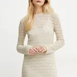 Šaty Missoni béžová barva, mini, DS25SG1M.BR010R