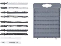 BGS Technic BGS 50355 Listy pilové do přímočaré pily 76 a 100 mm, sada 10 dílů