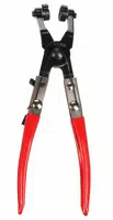 Kleště na jednoduché samosvorné hadicové spony, zahnuté MECHANIC HOSE CLAMP 6 - SIXTOL