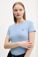 Tričko Abercrombie & Fitch modrá barva, KI139-5273