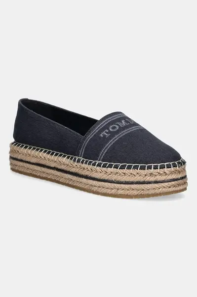 Espadrilky Tommy Hilfiger DENIM PLATFORM ESPADRILLE