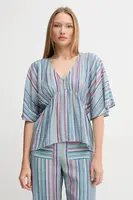 Halenka Hoss Intropia dámská, tyrkysová barva, vzorovaná, 5879141