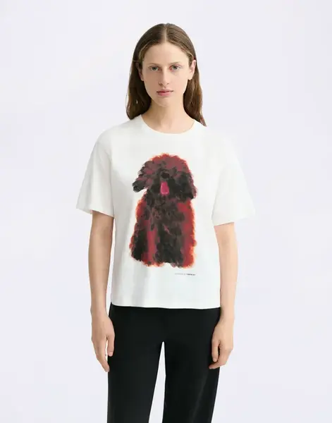 Tričko Thinking MU Pet Portrait Lucia Tee WHITE