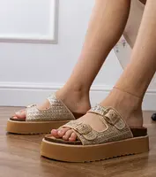 Gemre Beige sandals with buckles on straps Orinos