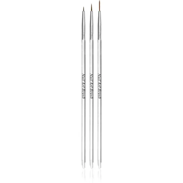 NEONAIL Nail Art Brushes sada štětců na nehty 3 ks