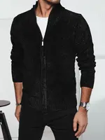 Černý pánský svetr na zip