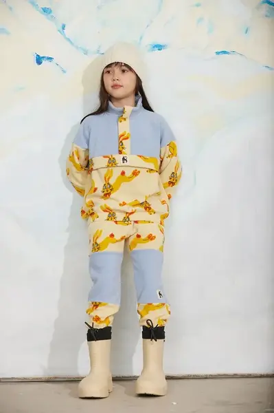 Mini Rodini  nohavice detské flísové Rabbits