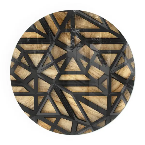 TULUP PODLOŽKA POD KRB Ø 90 cm - Geometrie se dřevem