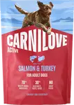 Granule CARNILOVE Active pro dospělé psy losos a krůta 1,5 kg