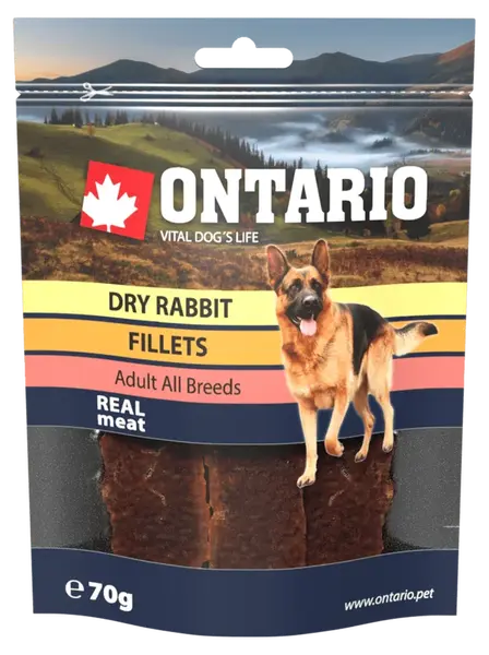 Ontario Snack Dry Rabbit Fillet 70g