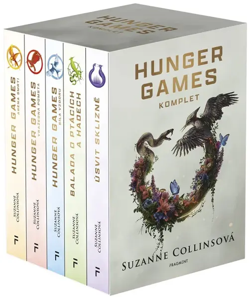 HUNGER GAMES – komplet, 1.-5.díl - box - Suzanne Collinsová
