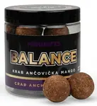 Mikbaits vyvážené boilie balance fanatica krab ančovička mango 250 ml - 24 mm