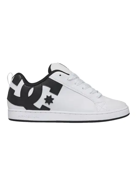 Dc shoes dámské boty Court Graffik White / Black | Černá | Velikost 40 EU