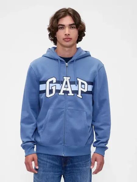 GAP Pánská Mikina s logem na zip 795558-00 Velikost: L