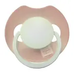 LOVI Dudlík svítící silikonový dynamický Prime 0-6m 1ks Blush