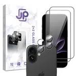JP Combo pack, Sada 2 tvrzených skel a 2 sklíček na fotoaparát, iPhone 17