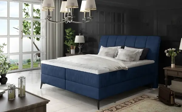 Boxspring Aderito Barva korpusu: Kronos 09, Rozměr: 160 x 200 cm