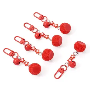 5Pcs Opaque Resin Fruit & Star Pendant Decorations