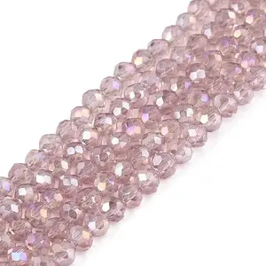 Electroplate Glass Beads Strands