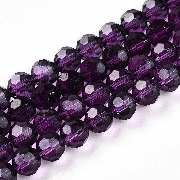 Baking Paint Transparent Glass Beads