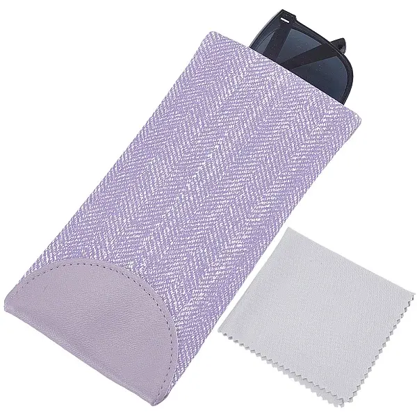 1Pc Rectangle PVC Eyeglass Cases