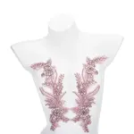 Organza & Glass Rhinestone Sew on Ornament Accessories
