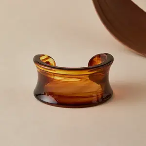 Bohemian Style 38MM Acrylic Wide Cuff Bangles for Women