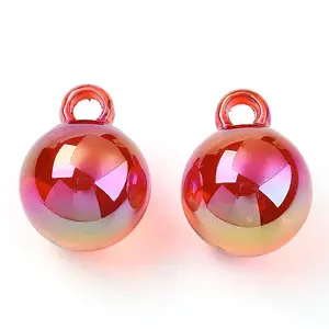 UV Plating Rainbow Iridescent Transparent Acrylic Pendants