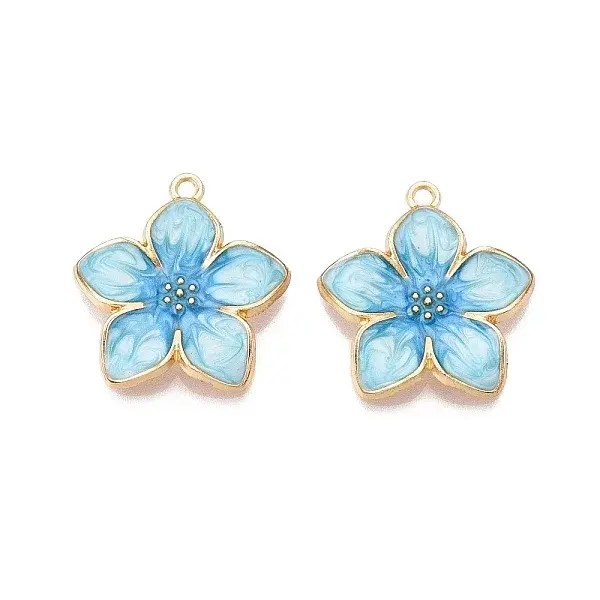 Rack Plating Alloy Enamel Pendants