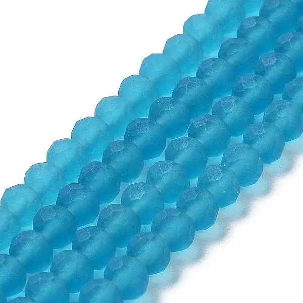 Transparent Glass Beads Strands