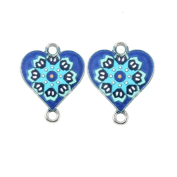 Alloy Enamel Connector Charms