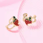 Brass Cuff Earrings