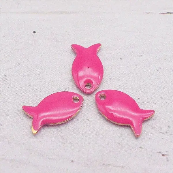 Brass Enamel Charms