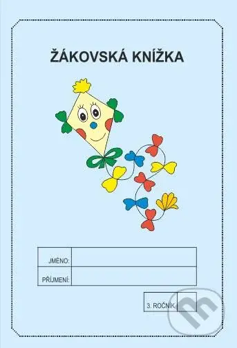 Žákovská knížka 3. ročník - slovní hodnocení (modrá)