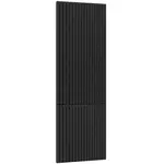 Kuchyňská dvířka Luxeo F14-D60ZL_D60R rýhované černá