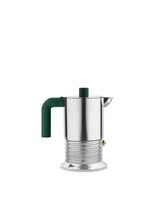 Moka konvička na espresso "Vite" na 3 šálky, zelená - Alessi