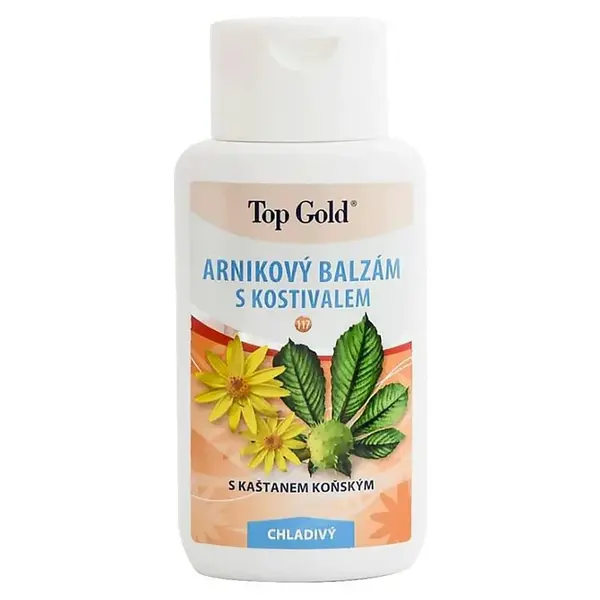TOP GOLD Arnikový balzám s kostivalem chladivý 200 ml