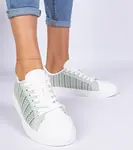 Gemre Green women's fabric sneakers Bellisio