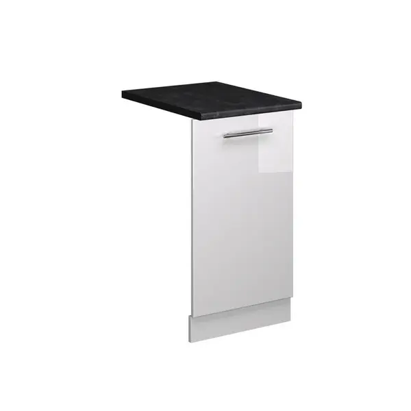 Vicco ČELNÍ PANEL MYČKY Fame-Line Bílá vysoký lesk 45 cm , PD Antracit