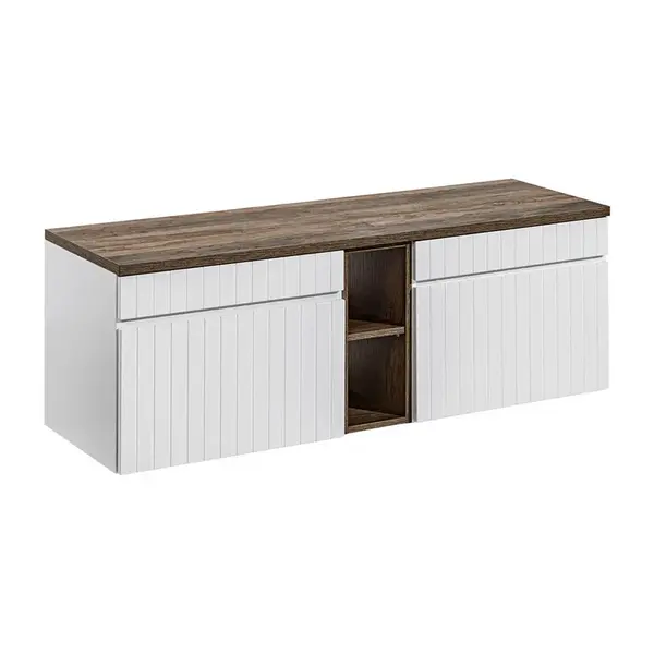 Petits-meubles SKŘÍŇKA POD UMYVADLO 140cm Zelie Bílá