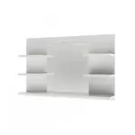Vicco KOUPELNOVÁ ZRCADLOVÁ SKŘÍŇKA Wilbur Bílá 78 x 50 cm s policemi