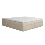 Fedve BOXSPRINGOVÁ POSTEL Huush 160x200 cm, Ecru