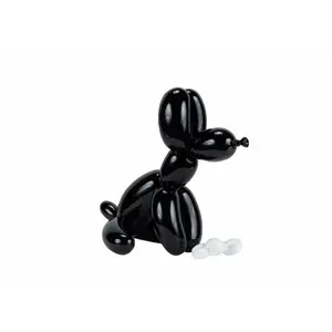 KUNSTLOFT DEKORATIVNÍ SOCHA ČERNÁ, 30/28 CM