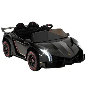 COSTWAY ELEKTRICKÉ AUTO Lamborghini pro děti, černé