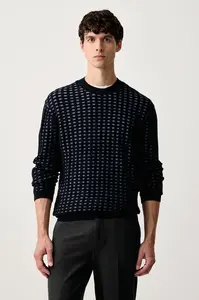 Armani Exchange  svetr pánský s vlnou