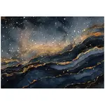 Wallarena FOTOTAPETA Mramor Abstraktní Černá 312x219 cm