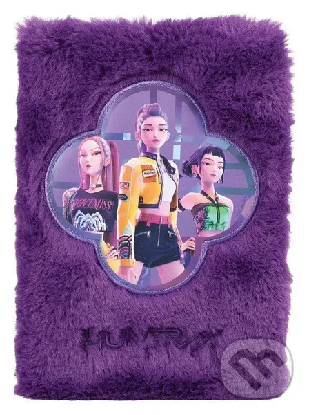 K-pop Demon Hunters zápisník plyšový A5 (Huntrix) DPL6