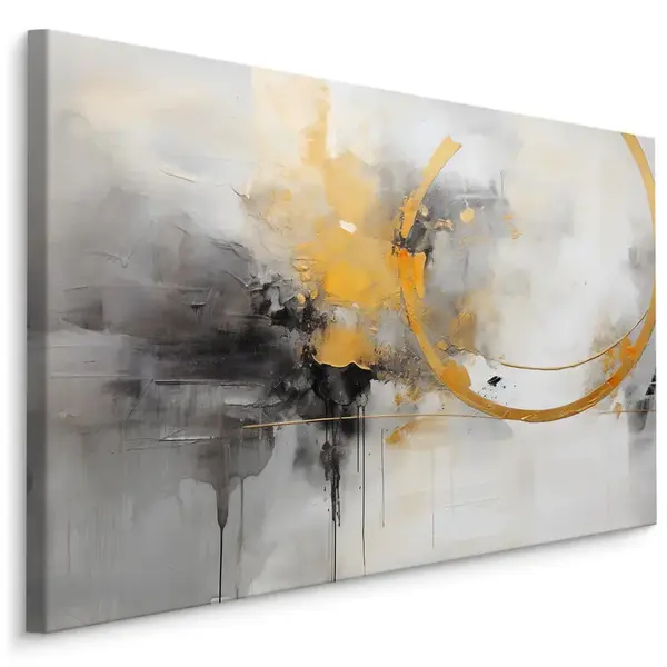 Muralo OBRAZ NA PLÁTNĚ Abstrakce Moderní Malba 100x70