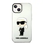 Zadní kryt Karl Lagerfeld IML Ikonik NFT pro Apple iPhone 14 Plus, transparentní